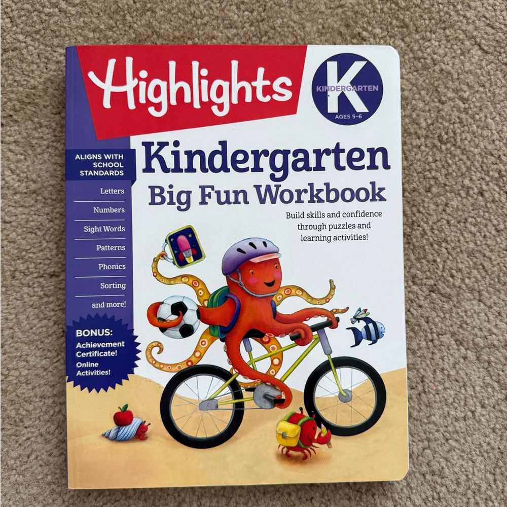 Kindergarten Big Fun Workbook - Multicolor New